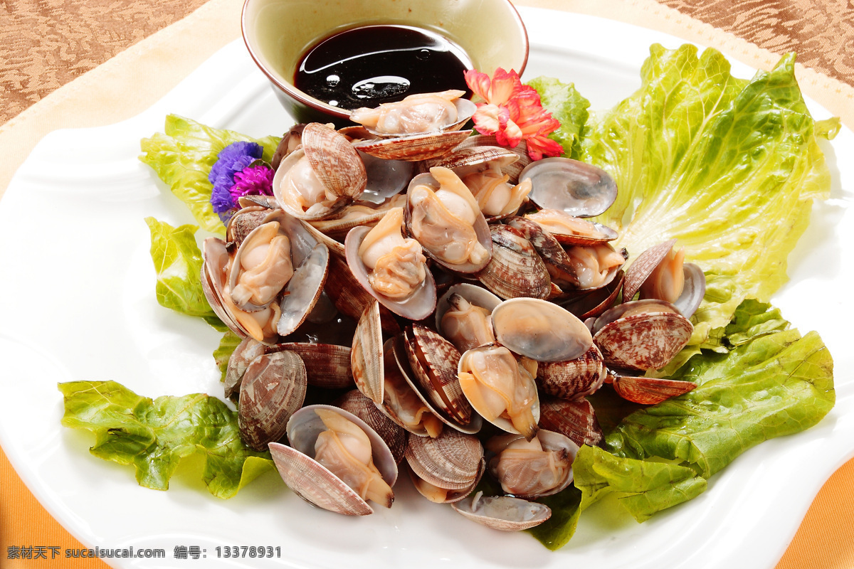 清蒸花蛤 清蒸 花蛤 蛤蜊 蔬菜 调料 美食图片 餐饮美食 传统美食