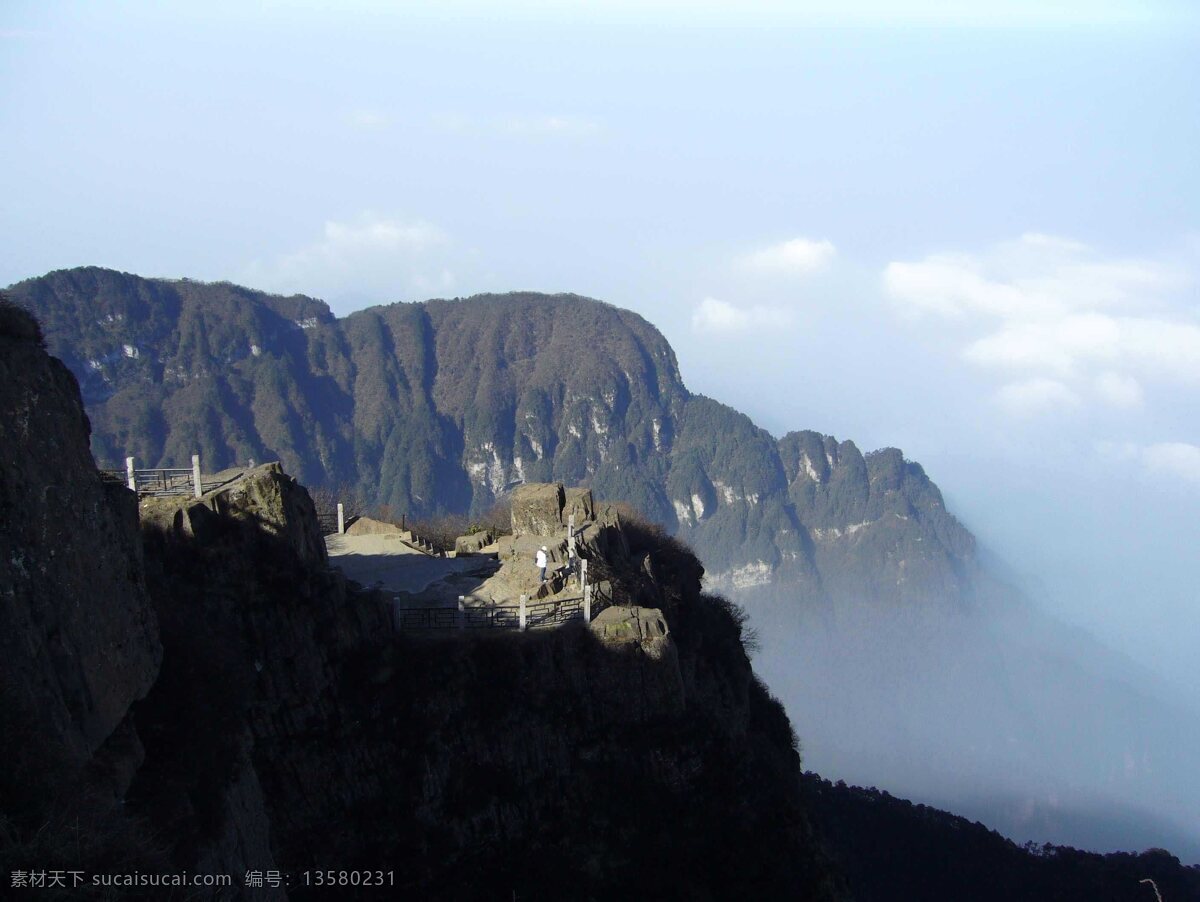 风景名胜 牟尼沟风景区 蓝天白云 山景 山峰美景 山脉 自然风景 自然美景 旅游摄影