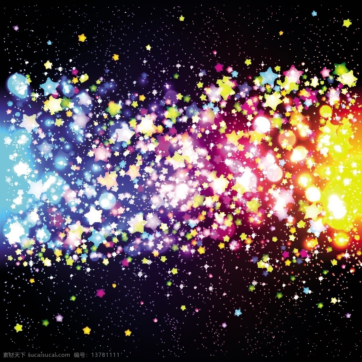 闪亮 星星 背景 花纹矢量 设置 矢量背景闪亮 五颜六色的 指出 矢量图 其他矢量图