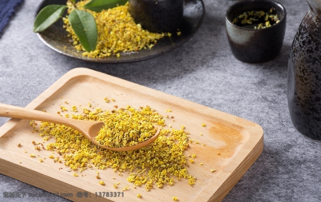 干桂花 桂花茶 精品 优质 桂花香 餐饮美食 食物原料