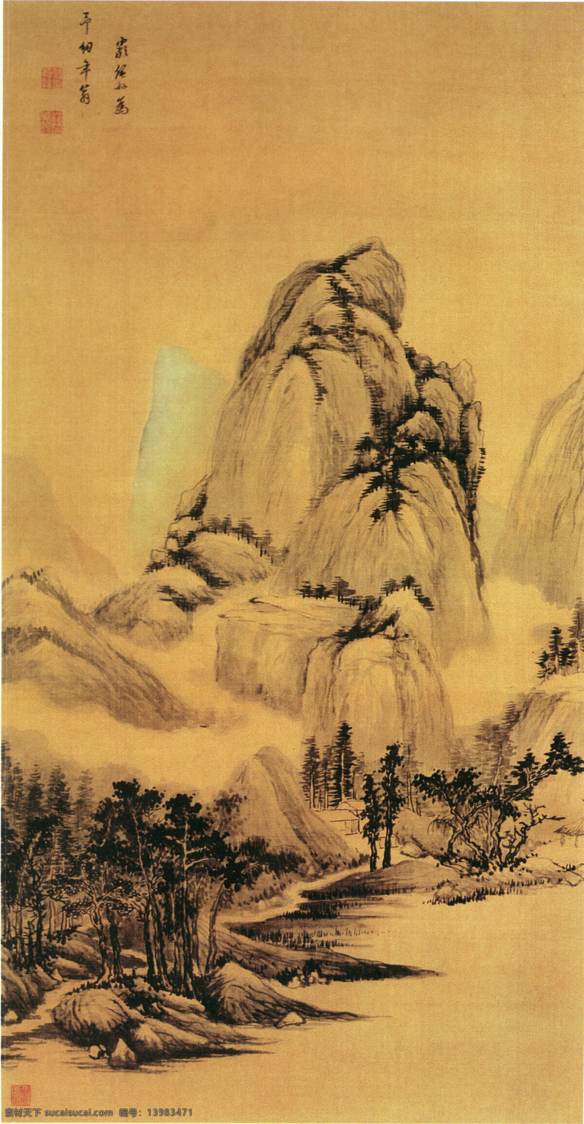 形态 逼真 国画花鸟 花卉画 花鸟国画 山水画 形态逼真 禽鸟 走兽 虫 鱼 画 界画 装饰素材 室内装饰用图