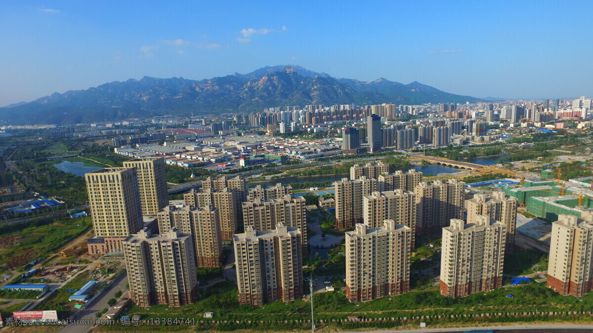 泰安城市 泰安 泰山 城市 航拍 旅游 楼 旅游摄影 国内旅游