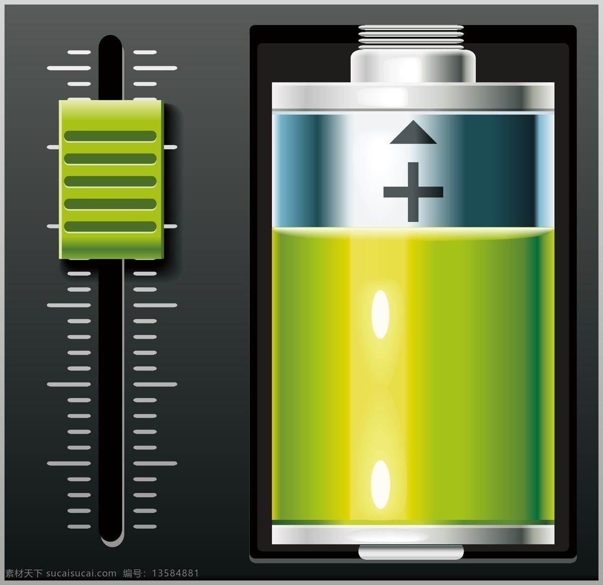 矢量 电池 检测 元素 绿色 功能 透明元素 ai元素 免抠元素