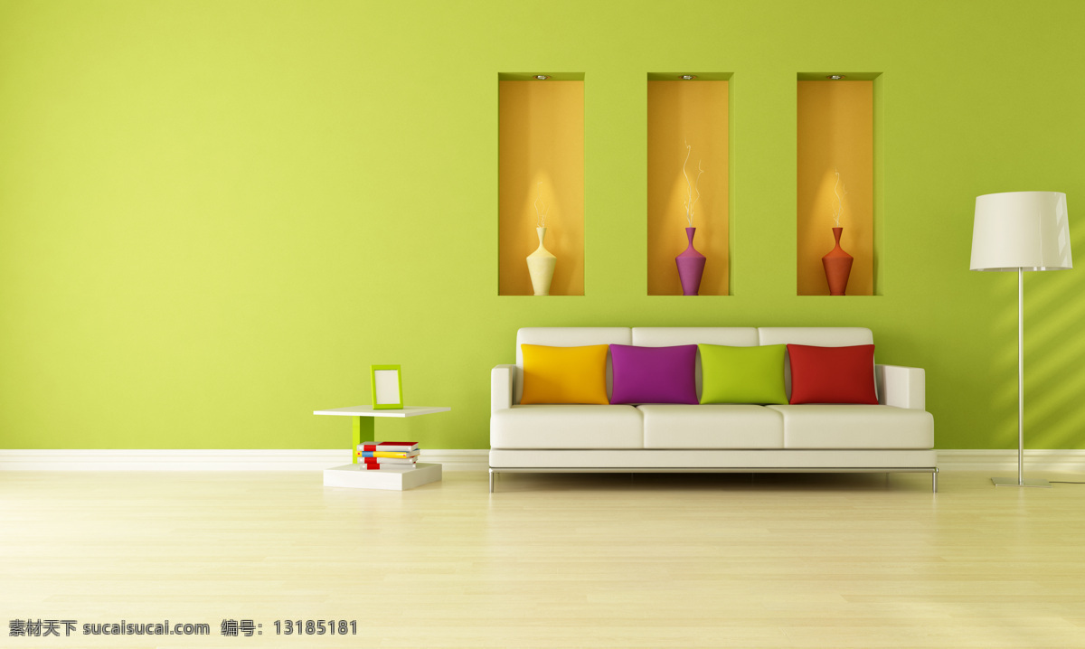 绿色 风格 室内 装修设计 沙发 装饰设计 室内装修设计 室内装潢设计 室内设计 效果图 简约 现代 装修 时尚家居 环境家居 黄色