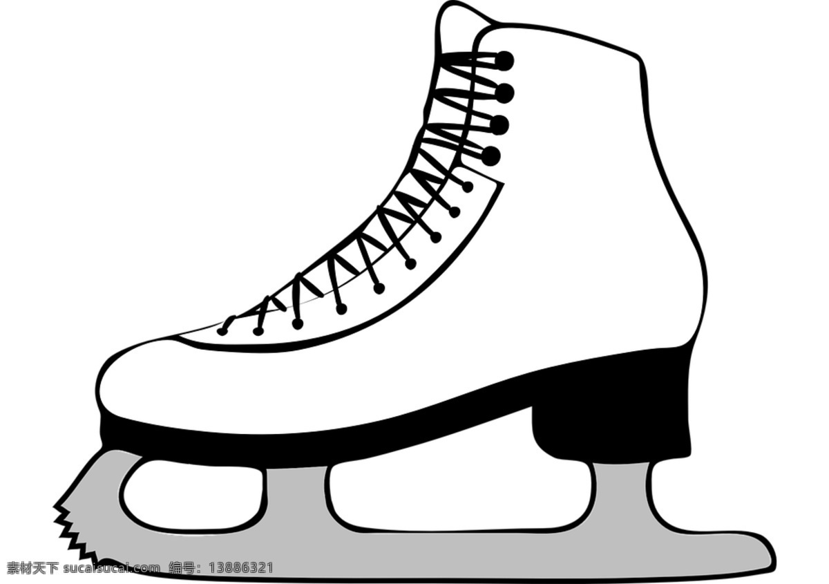 手绘 白色 冰刀 冰鞋 免 抠 透明 元素 冰鞋图形 冰鞋海报图片 冰鞋广告素材 冰鞋海报图