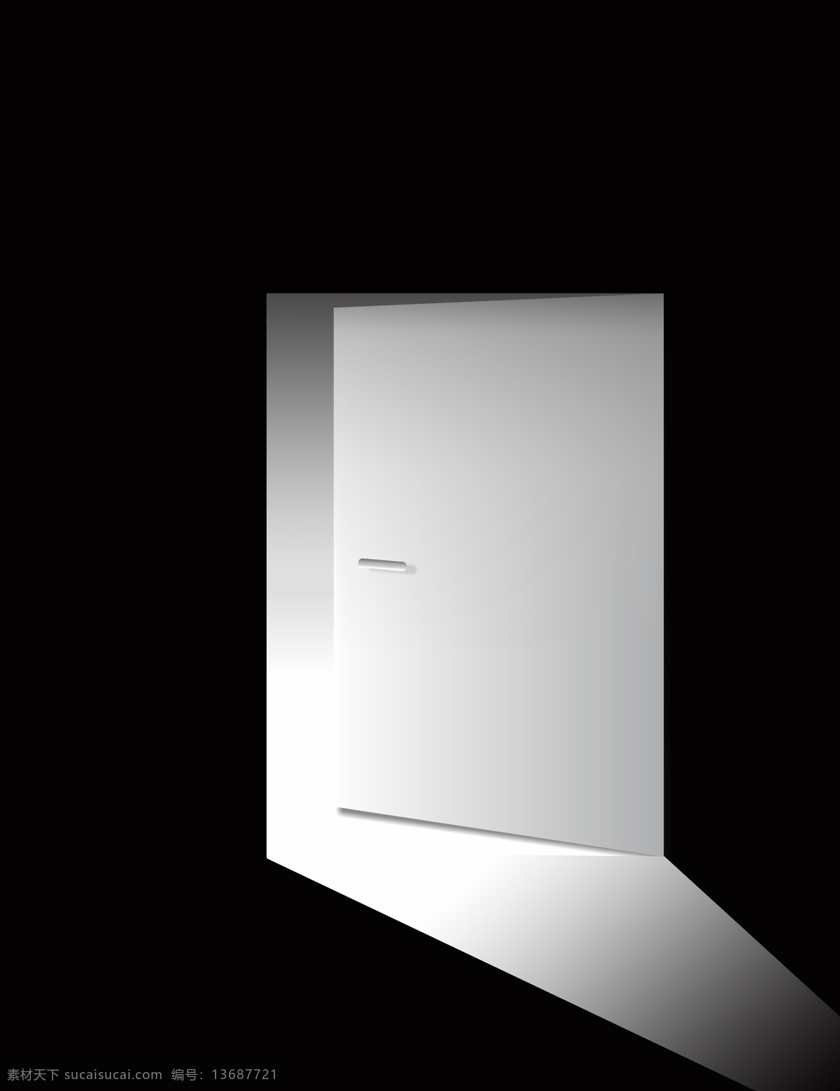 屋门 3d设计 3d作品 创意 创意元素 黑色 门 屋门设计素材 屋门模板下载 psd源文件