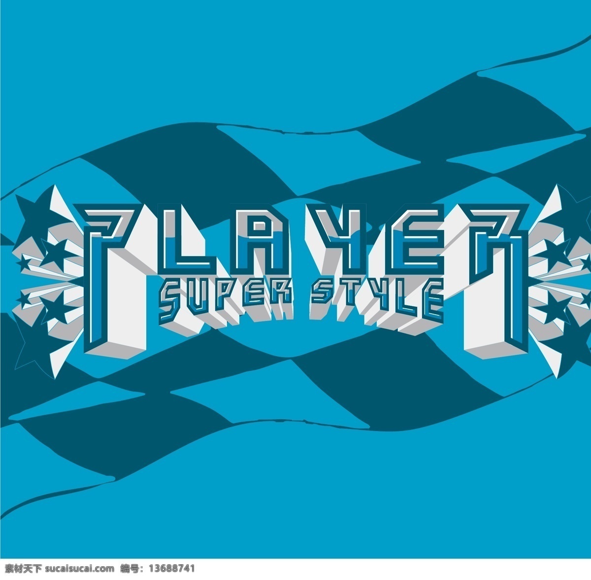 印花 矢量图 服装图案 蓝色 色彩 文字 印花矢量图 英文 面料图库 服装设计 图案花型