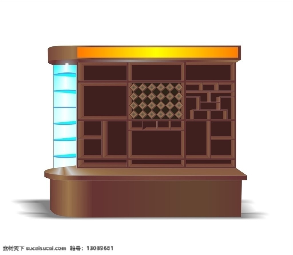 柜子模型 柜子 酒柜 模型 家居家具 建筑家居 矢量