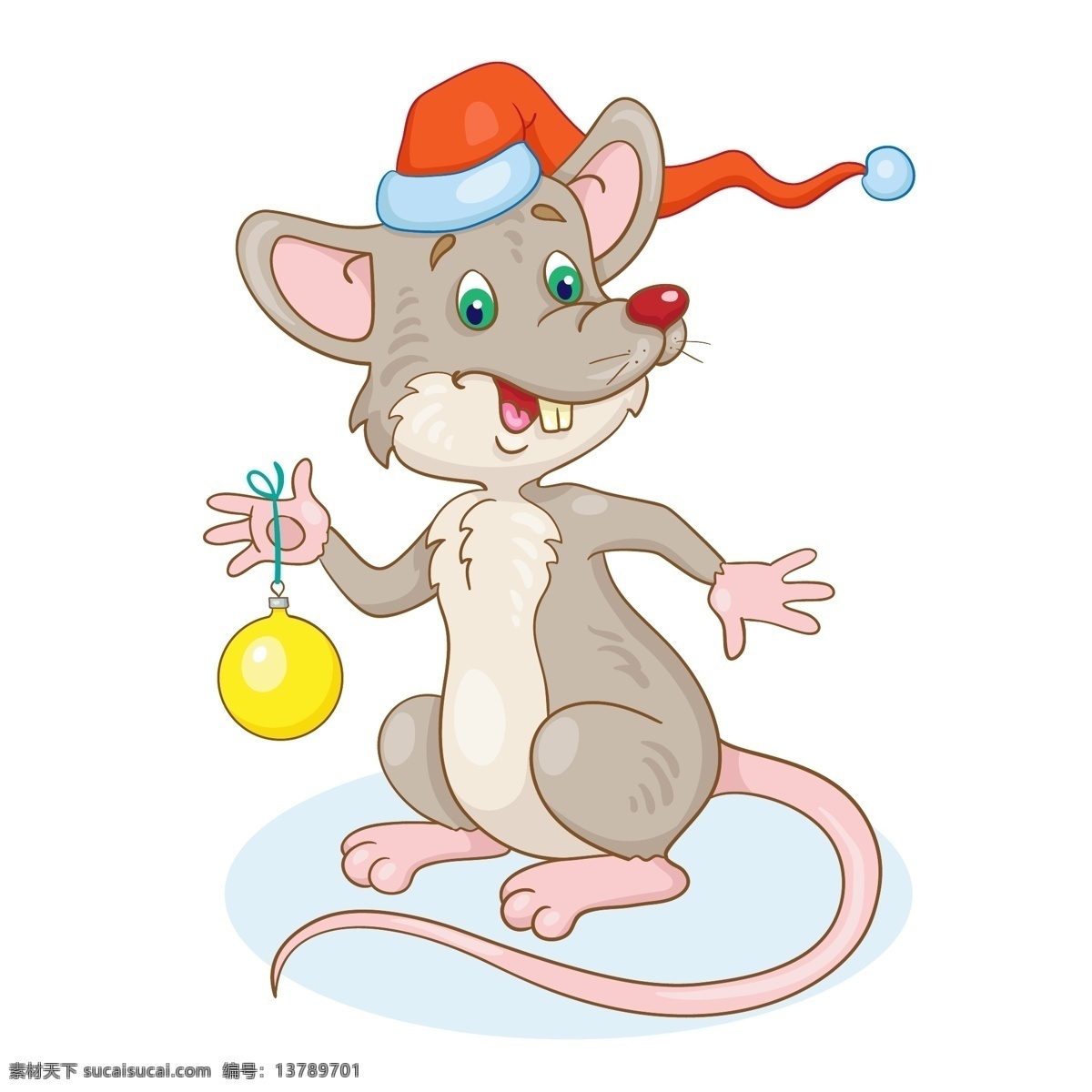 矢量老鼠 卡通老鼠 手绘老鼠 老鼠插画 可爱老鼠 鼠年 圣诞节老鼠 圣诞节 圣诞节动物 生物世界 野生动物
