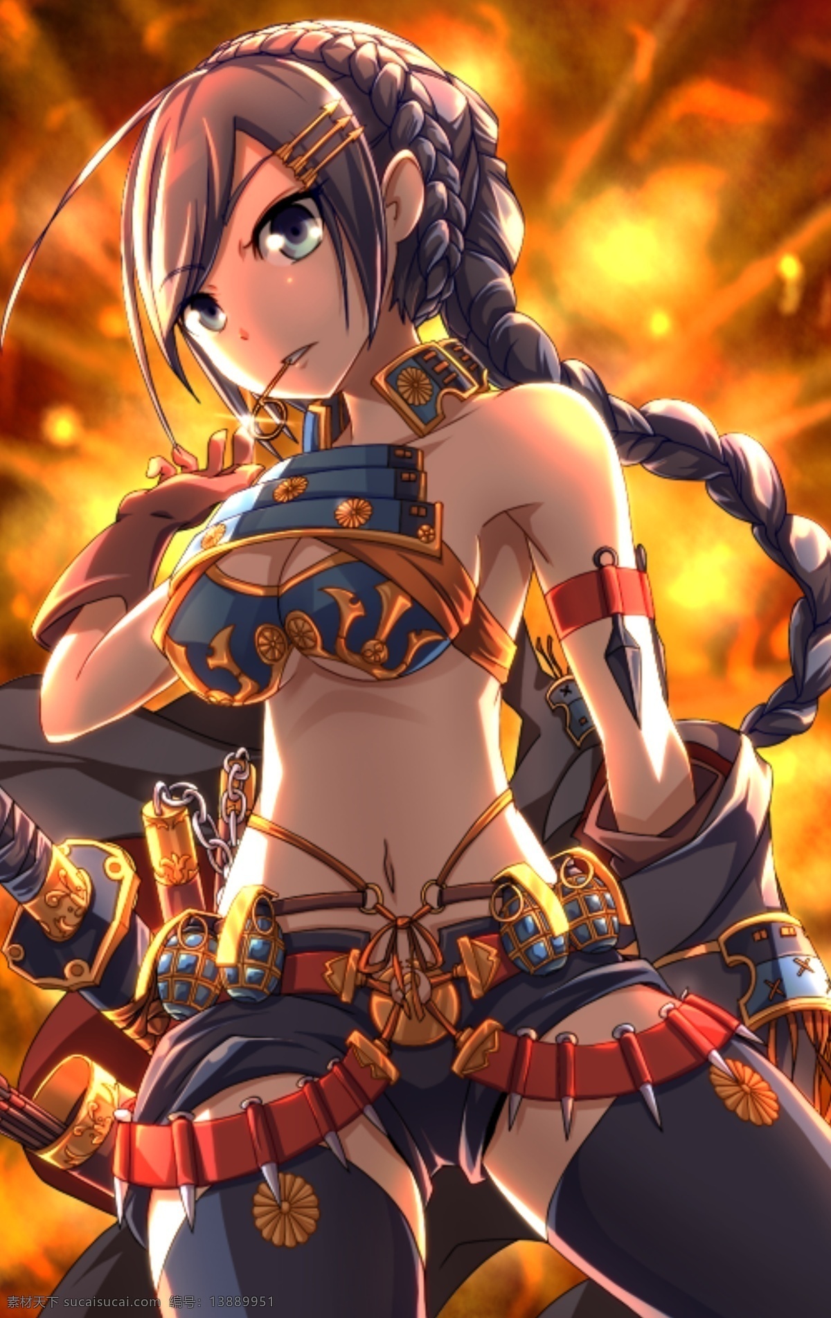 游戏侠女参将 游戏 侠女 参将 黑色