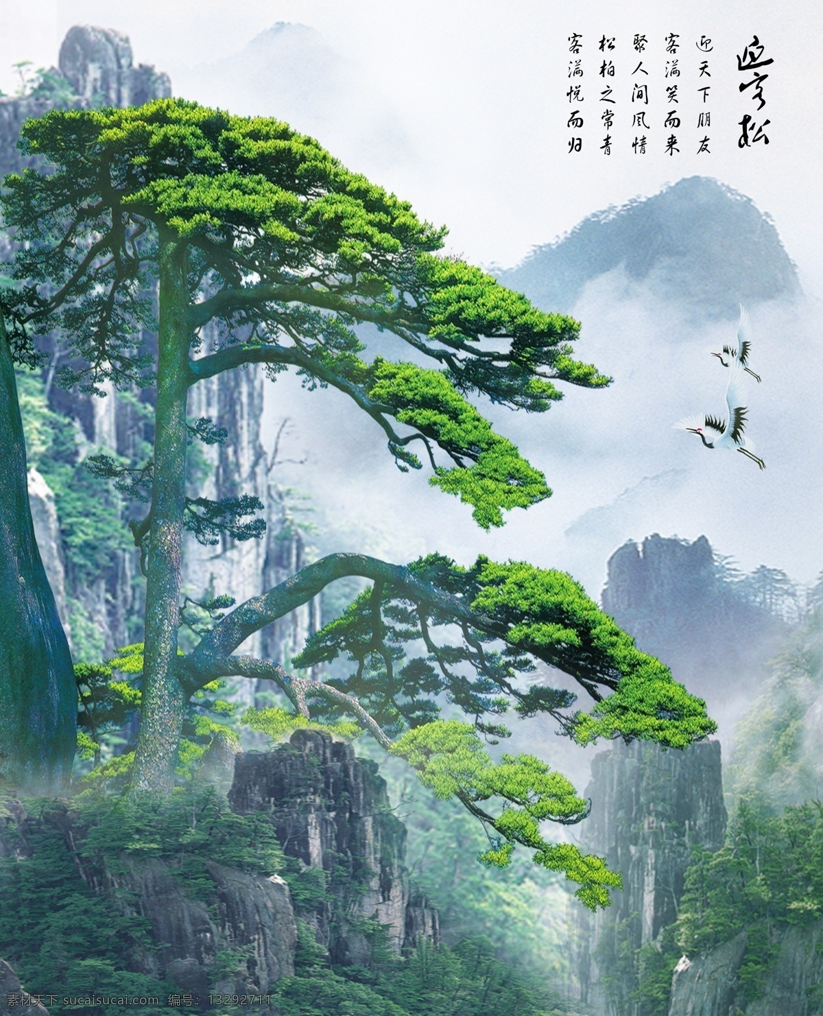 迎客松素材图片下载-素材编号13292711-素材天下图库