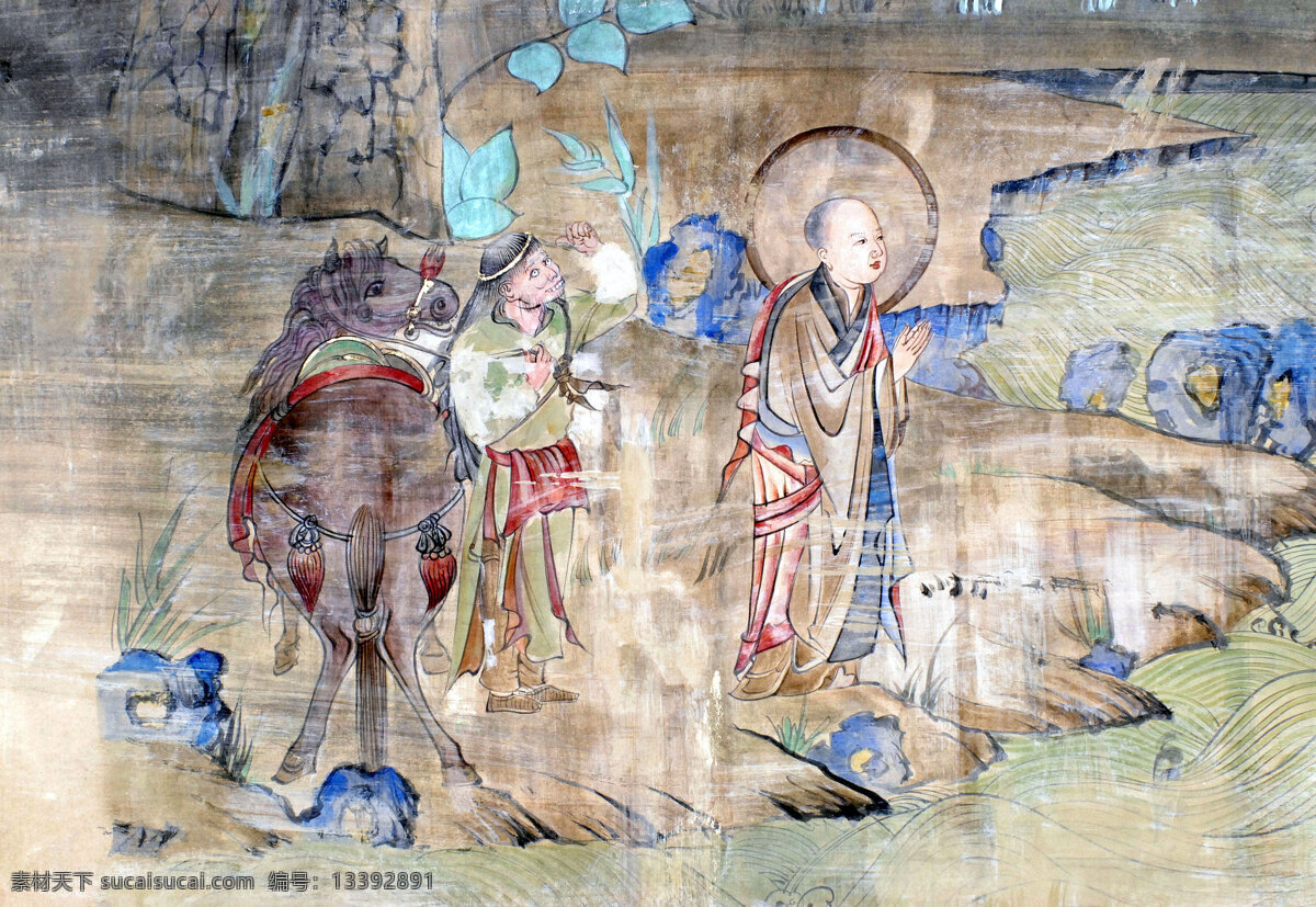 油画 绘画 东千佛洞 艺术品 甘肃 敦煌 莫高窟 道教 鉴赏 收藏 高山 文化艺术 美术 欣赏 绘画作品 绘画书法