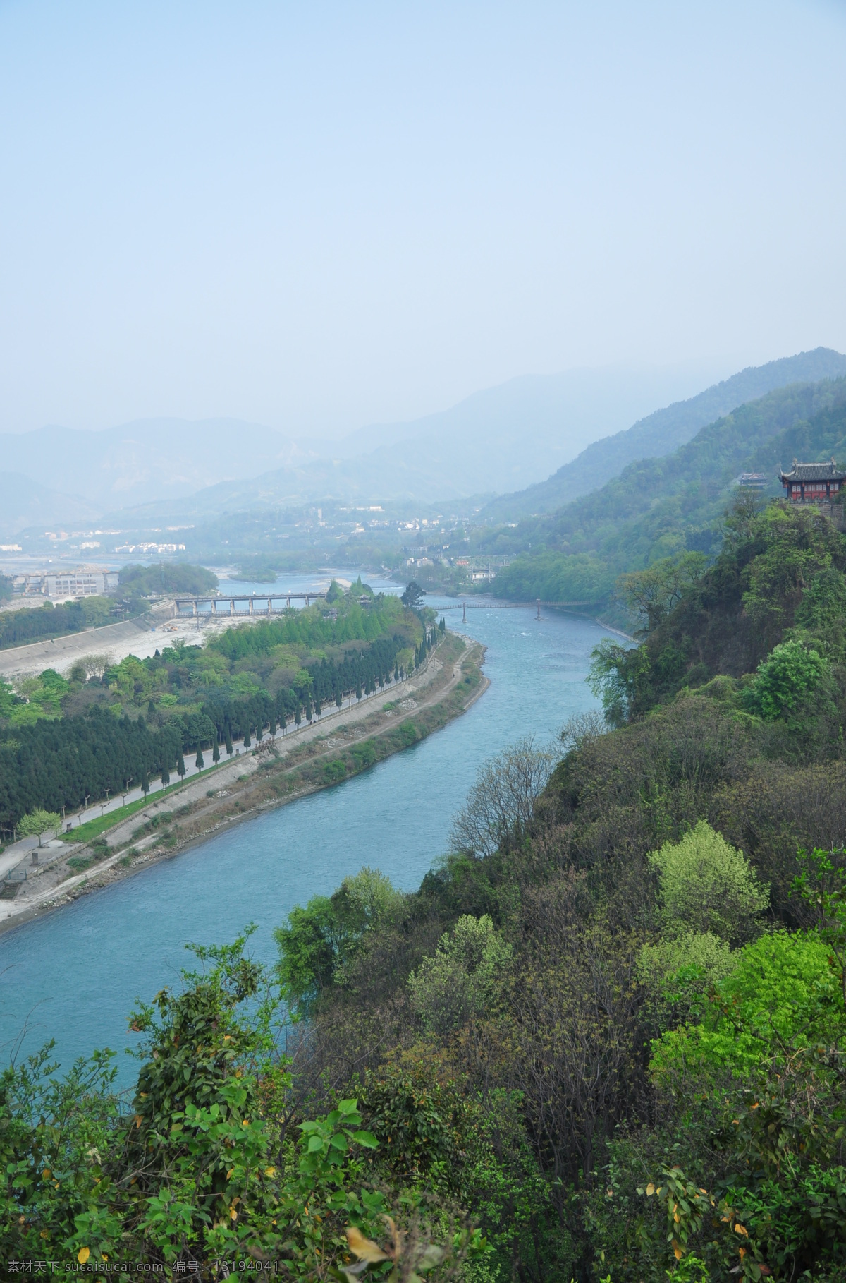 都江堰 都江堰建筑 都江堰景区 都江堰古城 名胜古迹 都江堰公园 都江堰风光 都江堰景色 自然景观 风景名胜