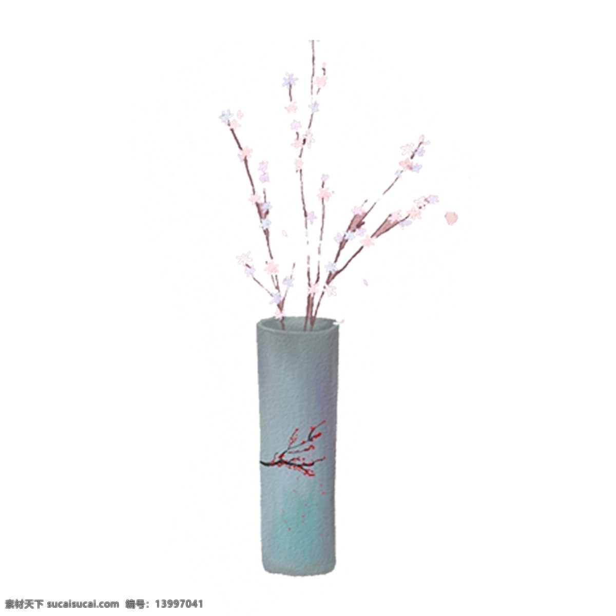 花草 盆栽 卡通 透明 花朵 插画 免扣素材 透明素材 卡通素材 可爱