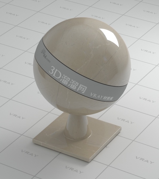 vray 大理石 材质 光滑 土黄色 有贴图 max2008 石料 抛光 3d模型素材 材质贴图