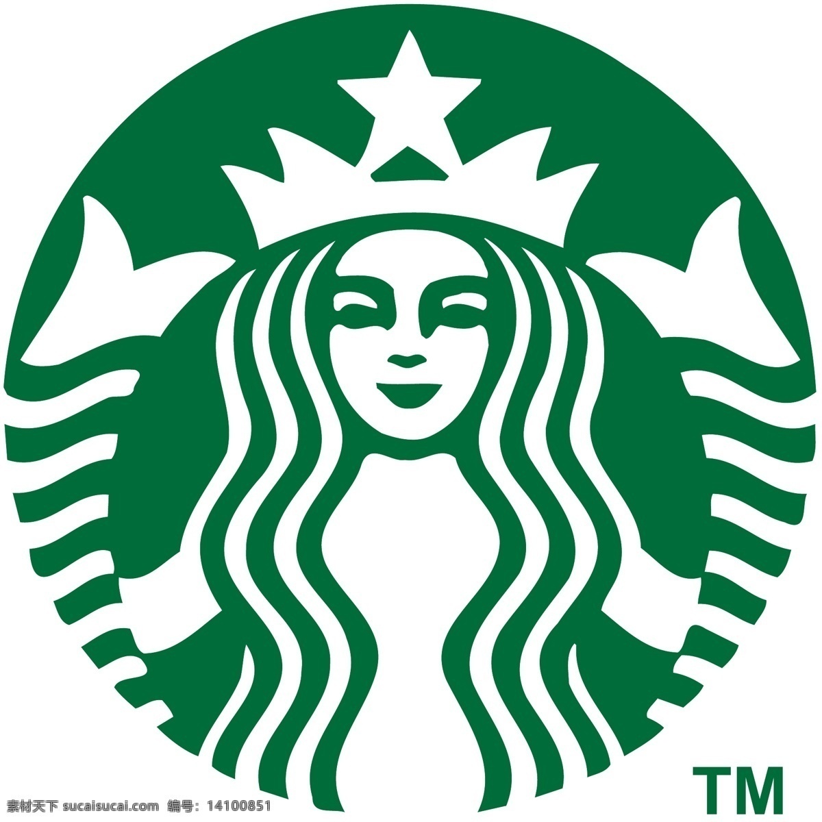 星 巴克 logo 矢量星巴克 星巴克 咖啡馆 星巴克咖啡 巴克标志 星巴克标识 星巴克图标 矢量标识 五星 王冠 长发美女 strbucks 标志图标 企业 标志