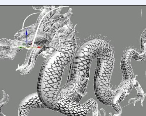 中国 龙 模型 3d模型 3d素材 中国龙模型 3d模型素材 游戏cg模型