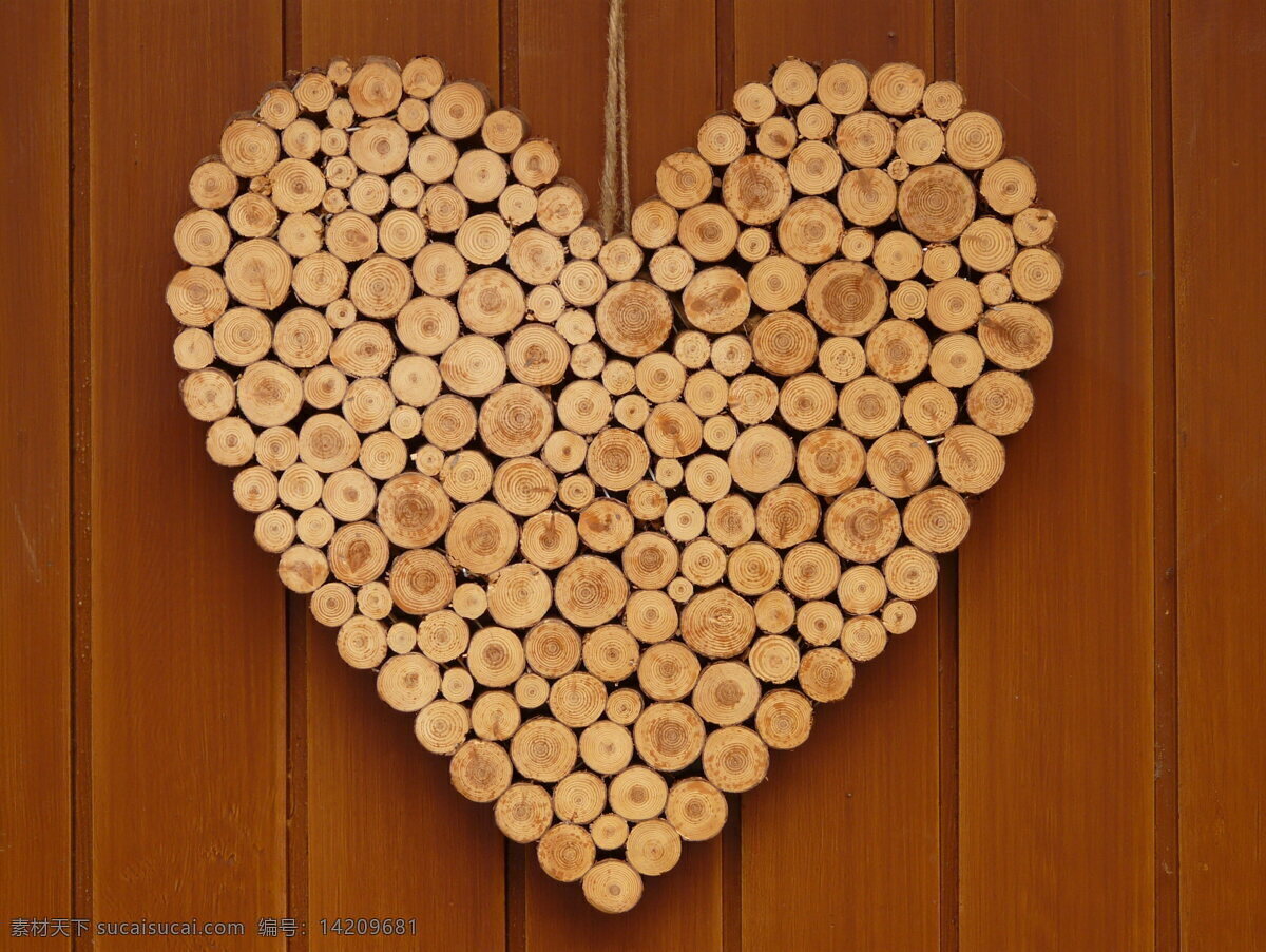 情人节 木纹 爱情 心形 爱心 木棍