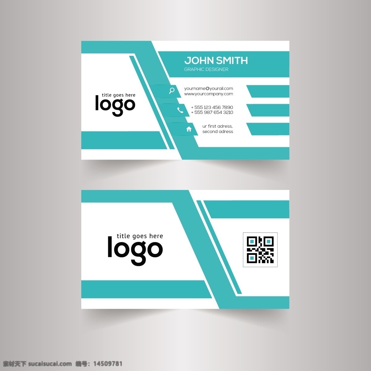 蓝白名片 商标 名片 商务 抽象 卡片 模板 几何 蓝色 办公室 形状 展示 多彩 文具 公司 抽象标志 企业形象 品牌