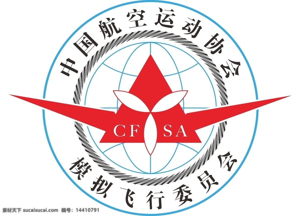 航空 运动 协会 标志 logo vi 地球 飞机 商标 中国航空运动协会 原创设计 其他原创设计