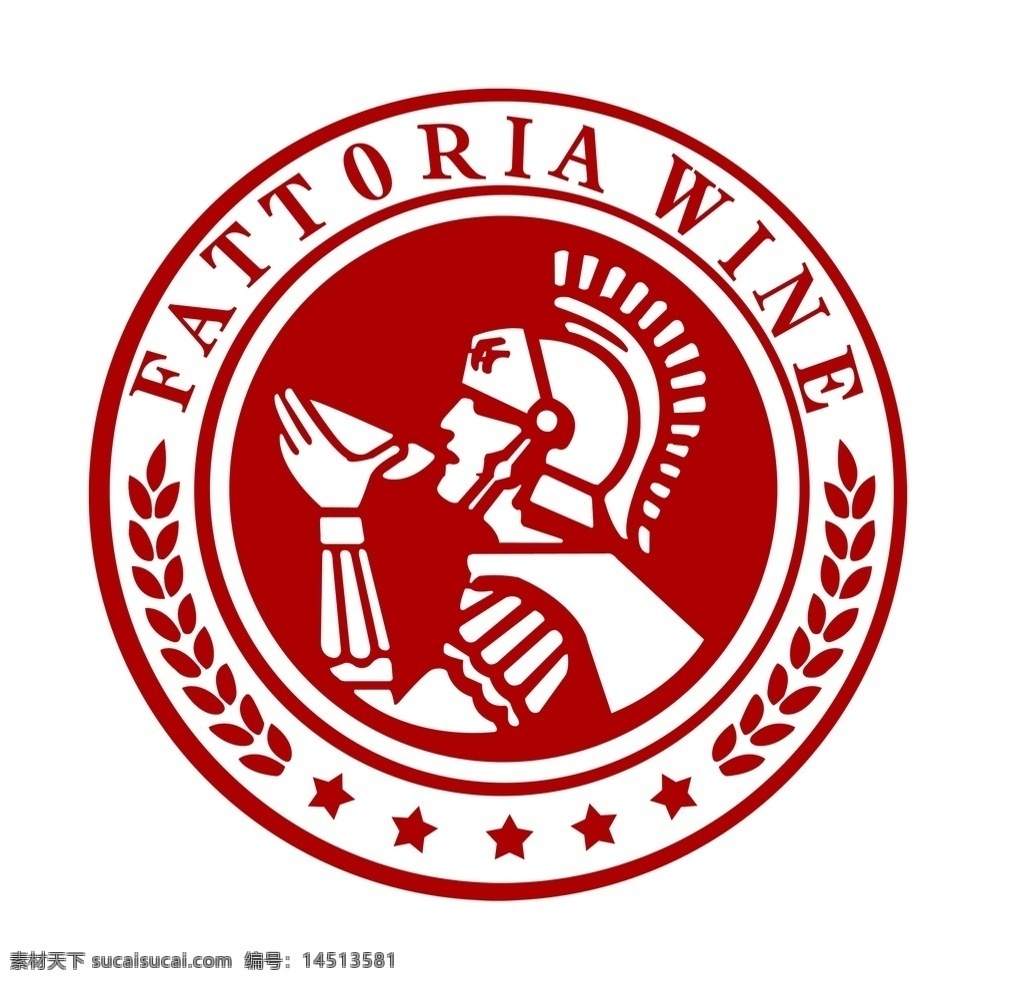 法托利亚 logo 红酒 法国红酒 红酒logo 标志图标 企业 标志