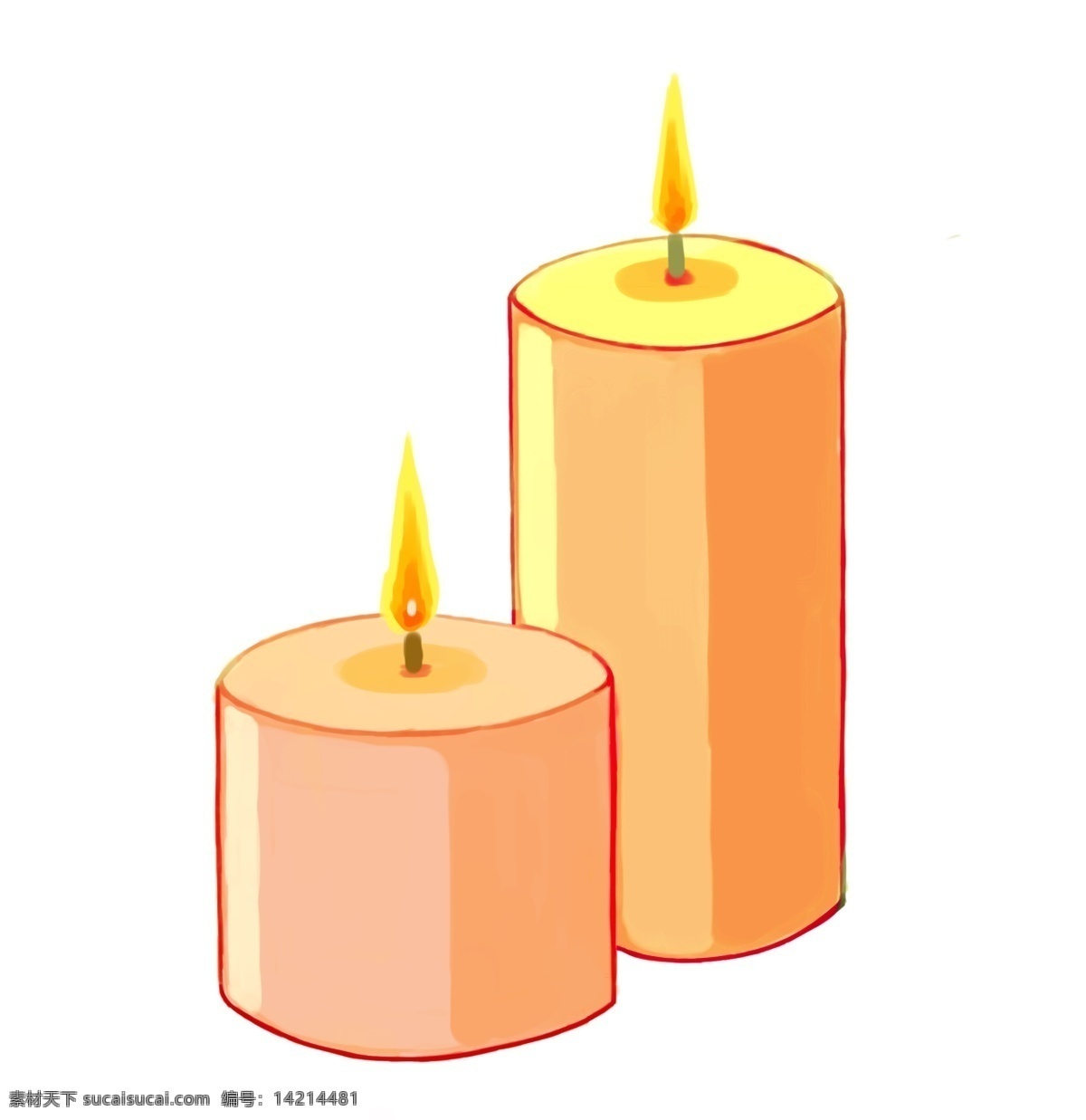 手绘 感恩节 蜡烛 插画 创意 感恩节插画 人人学会感恩 回报的节日 燃烧的蜡烛