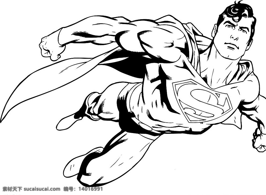 超人 superman 矢量超人 卡通人物 卡通超人 其他设计 动漫动画 动漫人物 白色