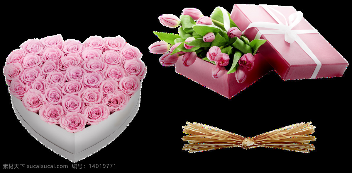 情人节 鲜花 鲜花礼盒 粉红 玫瑰 花朵