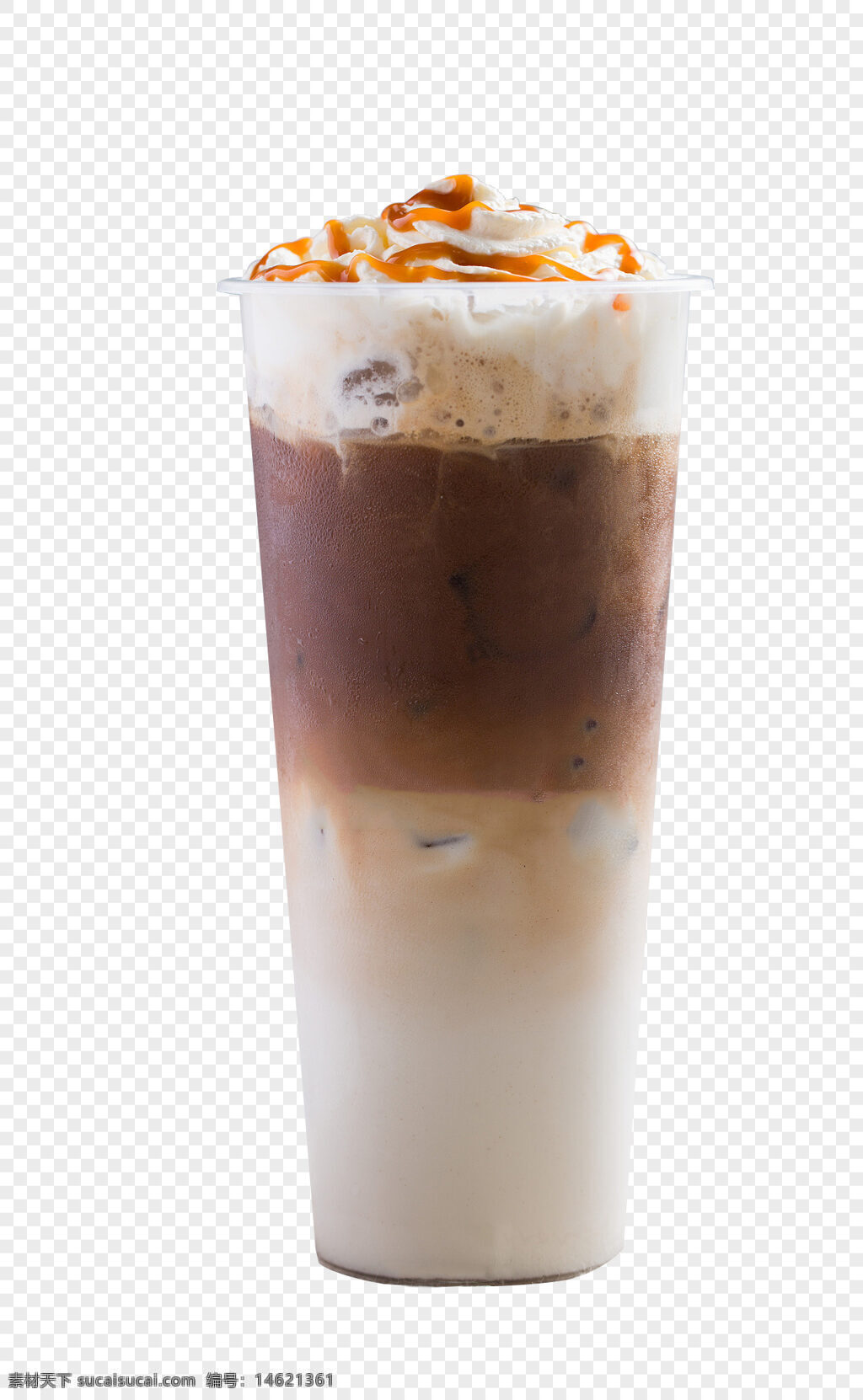 奶茶 巧克力风味 雪顶 果酱 饮料 层次分明 丝滑 冷饮 甜品 奶油 焦糖 透明杯 冷萃