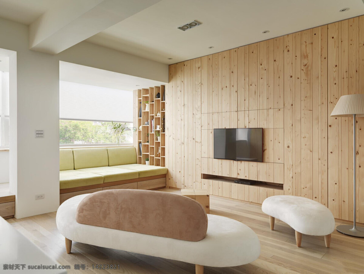 现代 时尚 客厅 褐色 背景 墙 室内装修 效果图 褐色背景墙 客厅装修 木地板
