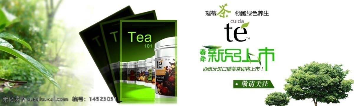 新品预告 进口 茶 海报 预告 新品 进口茶 春季 高档 养生 淘宝 茶海报 茶叶 茶叶海报 白色