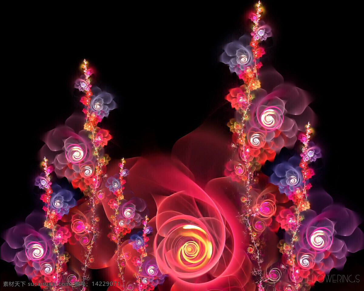 3d 梦幻 抽象 花朵 壁纸 系列 超酷壁纸 3d壁纸 花卉 3d设计 3d作品 设计图库 抽象底纹 底纹边框