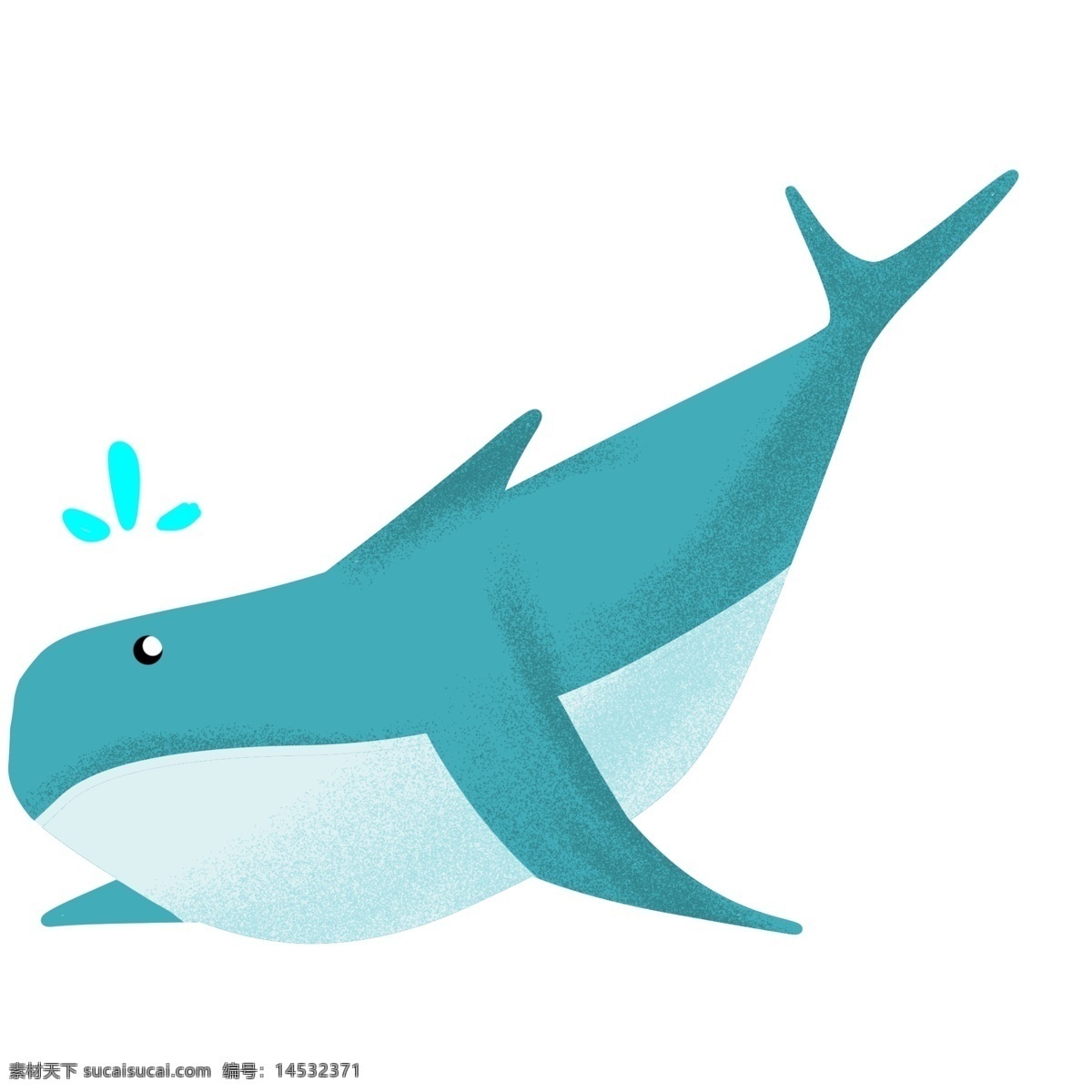 卡通 海洋 蓝色 大 鲸 保护环境 卡通插画 大海 环保 保护地球 蓝色大鲸 地球日 手绘鲸鱼 卡通鲸鱼