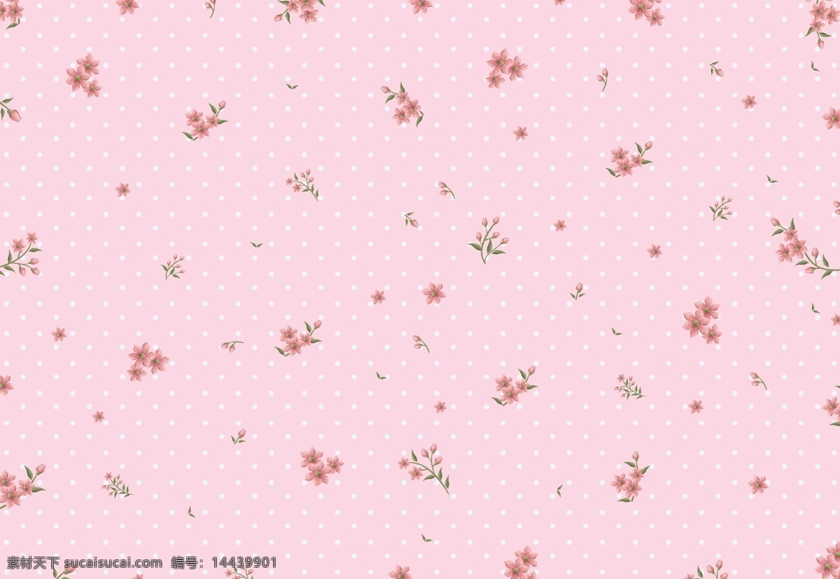 红色 小 碎花 背景 手绘花卉 小清新 小碎花 矢量图 花纹花边