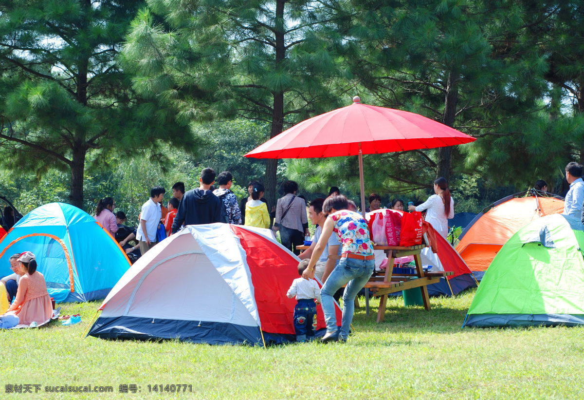 户外帐篷露营 户外 帐篷 露营 树林 野外 湖边 烧烤 旅游摄影 国内旅游