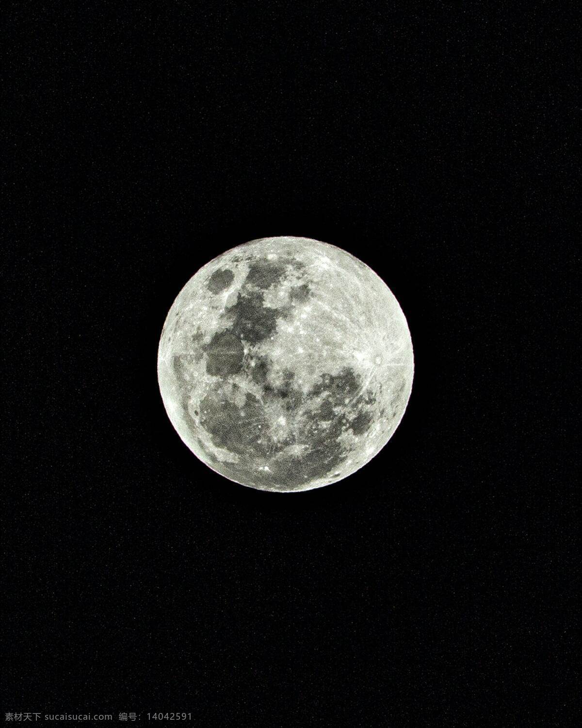 月亮 月球 黑色 背景 太空 拍摄 高清 球 元素 黑色背景 白灰色 满月 嫦娥 兔子 中秋 佳节 合成 特效