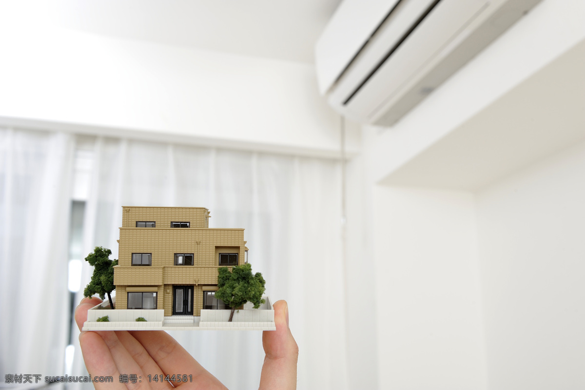 别墅 模型 空调 别墅模型 手势 建筑模型 房地产主题 房产主题 建筑设计 环境家居