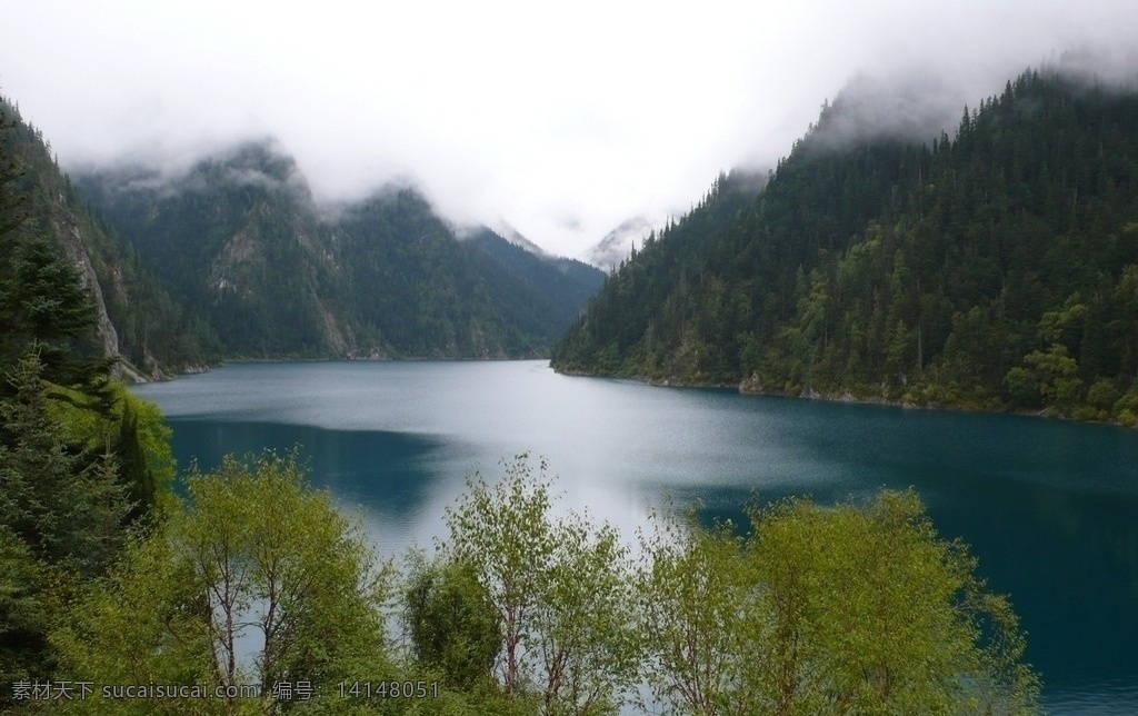 西湖风景 群山 树木 山水 山水风景 自然景观