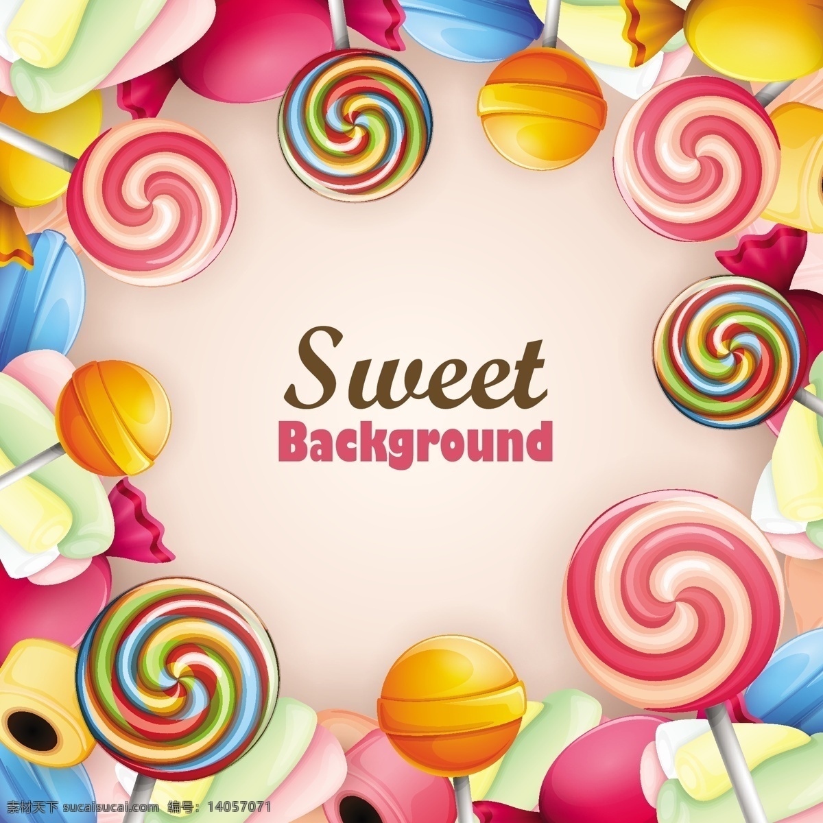 手绘 彩绘 矢量 糖果 棒棒糖 绘糖果 彩绘糖果 硬糖 零食 广告设计素材