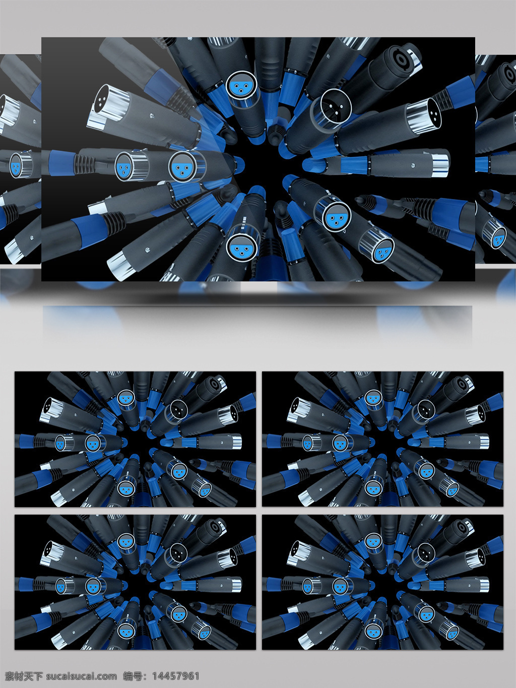 简单 几何 蓝色 柱体 视频 高清视频素材 视频素材 动态视频素材 柱形 简单几何
