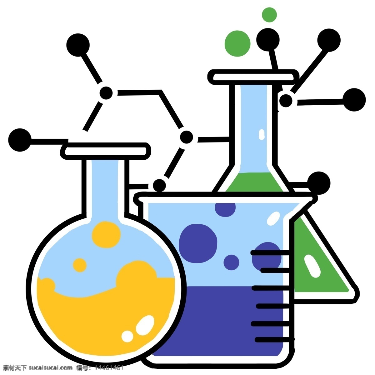 化学 仪器 烧杯 插画 化学的烧杯 卡通插画 化学插画 化学仪器 化学器具 化学用品 玻璃的制品