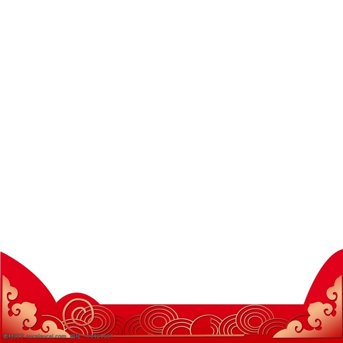 中国 风 祥云 插画 免 抠 图 古典图案 中国红 中国传统背景 黄色的祥云 中国风 红色云朵 中国风插画 免抠图