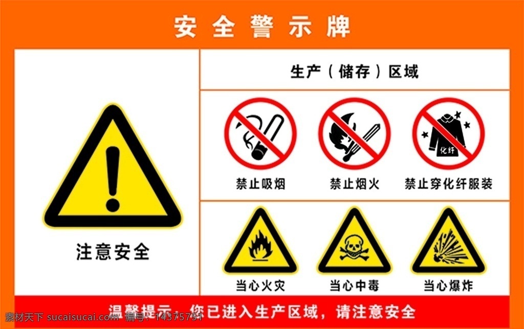 警示牌图片 警示牌 化学 品 安全 告知 标志图标 其他图标