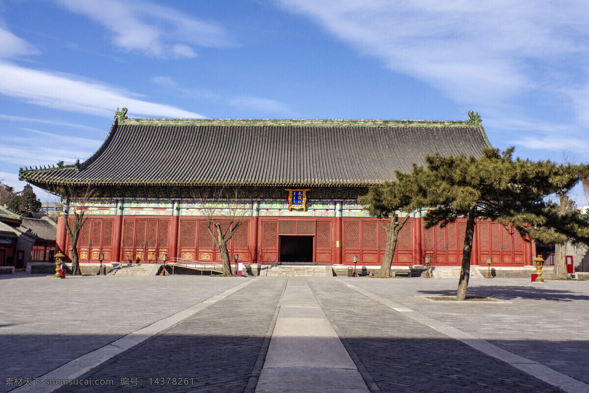 北京先农坛 先农坛 北京 太岁殿 古建筑博物馆 冬景 旅游摄影 国内旅游