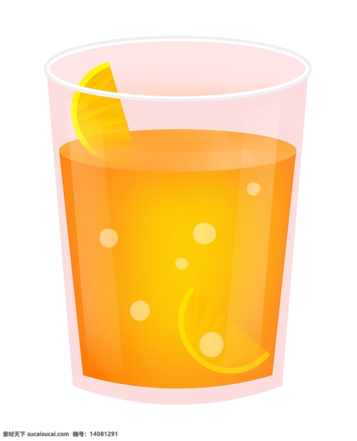 一杯美味橙汁 橙汁 果汁 饮料