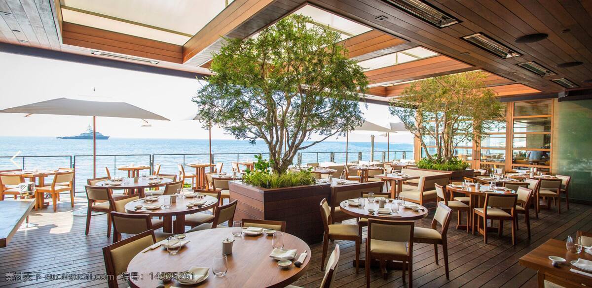 海景餐厅 海边 露天餐厅 西餐厅 度假 休闲 奢华 建筑园林 室内摄影