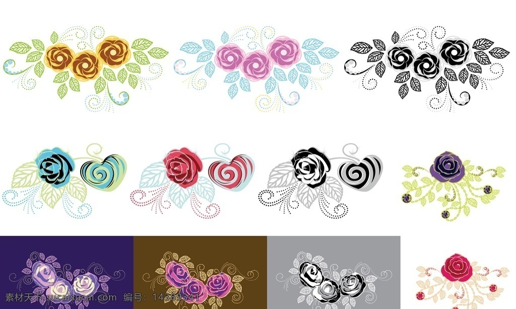 浪漫玫瑰花 花朵 花卉 花卉图 浪漫花卉 矢量图 矢量素材 浪漫 玫瑰 玫瑰花 浪漫玫瑰 小 图标 合集 矢量 系列 底纹边框 条纹线条