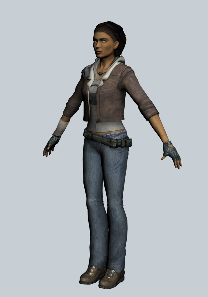 女角色 半条命 halflife alyx 游戏电影 3d模型素材 其他3d模型